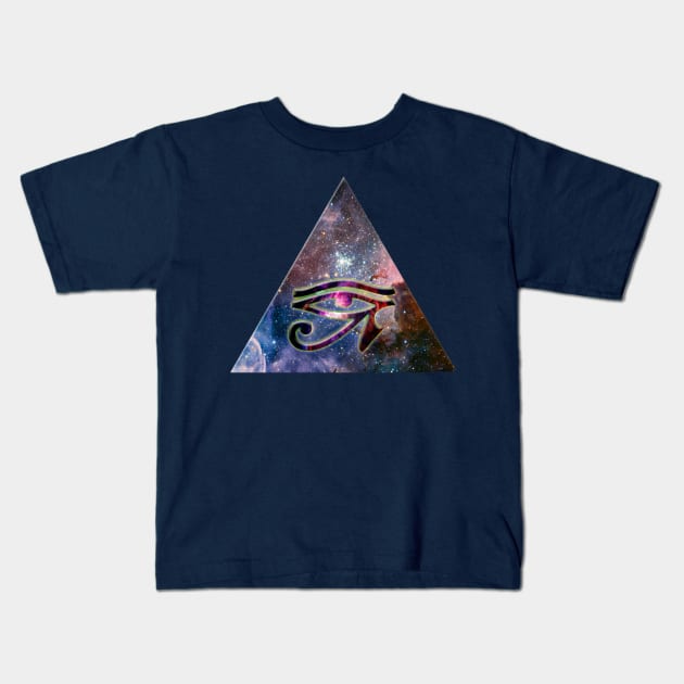 Eye of Horus - Ancient Egypt Design Kids T-Shirt by Anonic